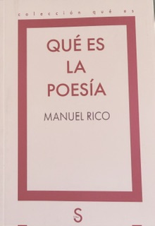 Portada de 'Qué es la poesía'